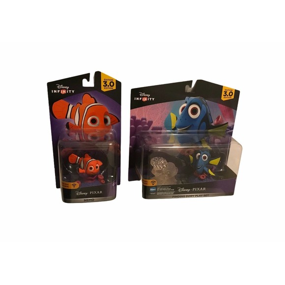 NEW! Disney Infinity 3.0 Pixar Finding Dory Play Set & Nemo Figure Power Disc - Picture 1 of 4